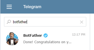 Telegram Bot Father