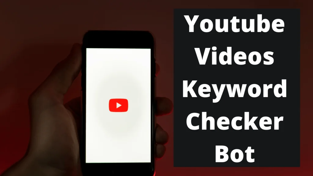 Youtube Videos Keywords Checker